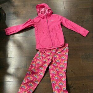 Girls Rain Gear Size Medium 10-12